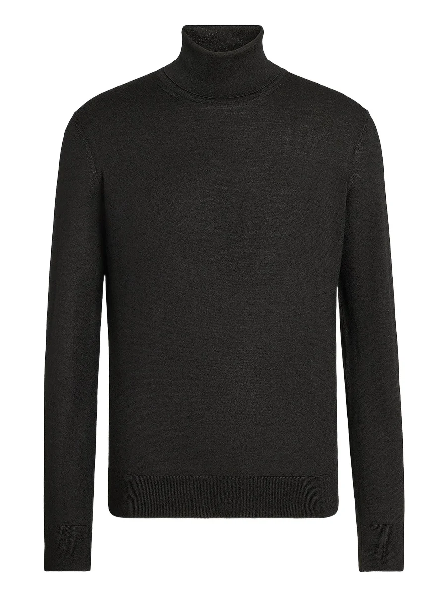 Zegna Men's Cashseta Turtleneck Sweater