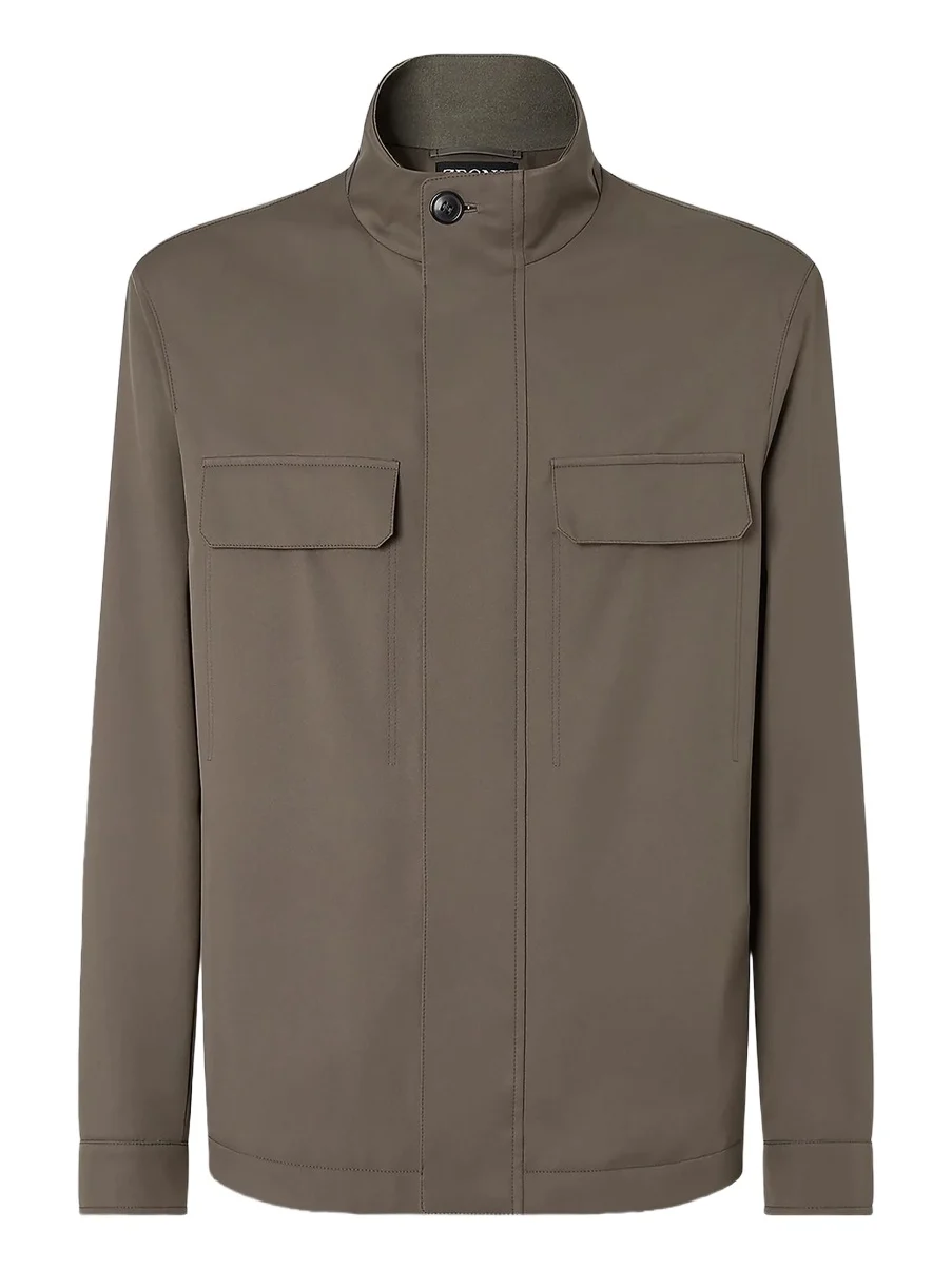 Zegna Men's Microfiber Motorin 125CC Field Jacket