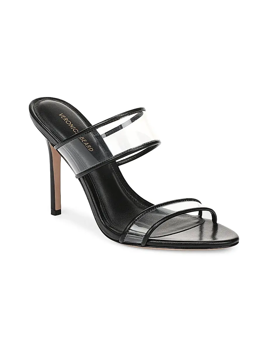 Veronica Beard Women's Asha 100MM Strappy Leather Sandals | Thumbnail 2 Veronica Beard Women's Asha 100MM Strappy Leather Sandals | Thumbnail 2