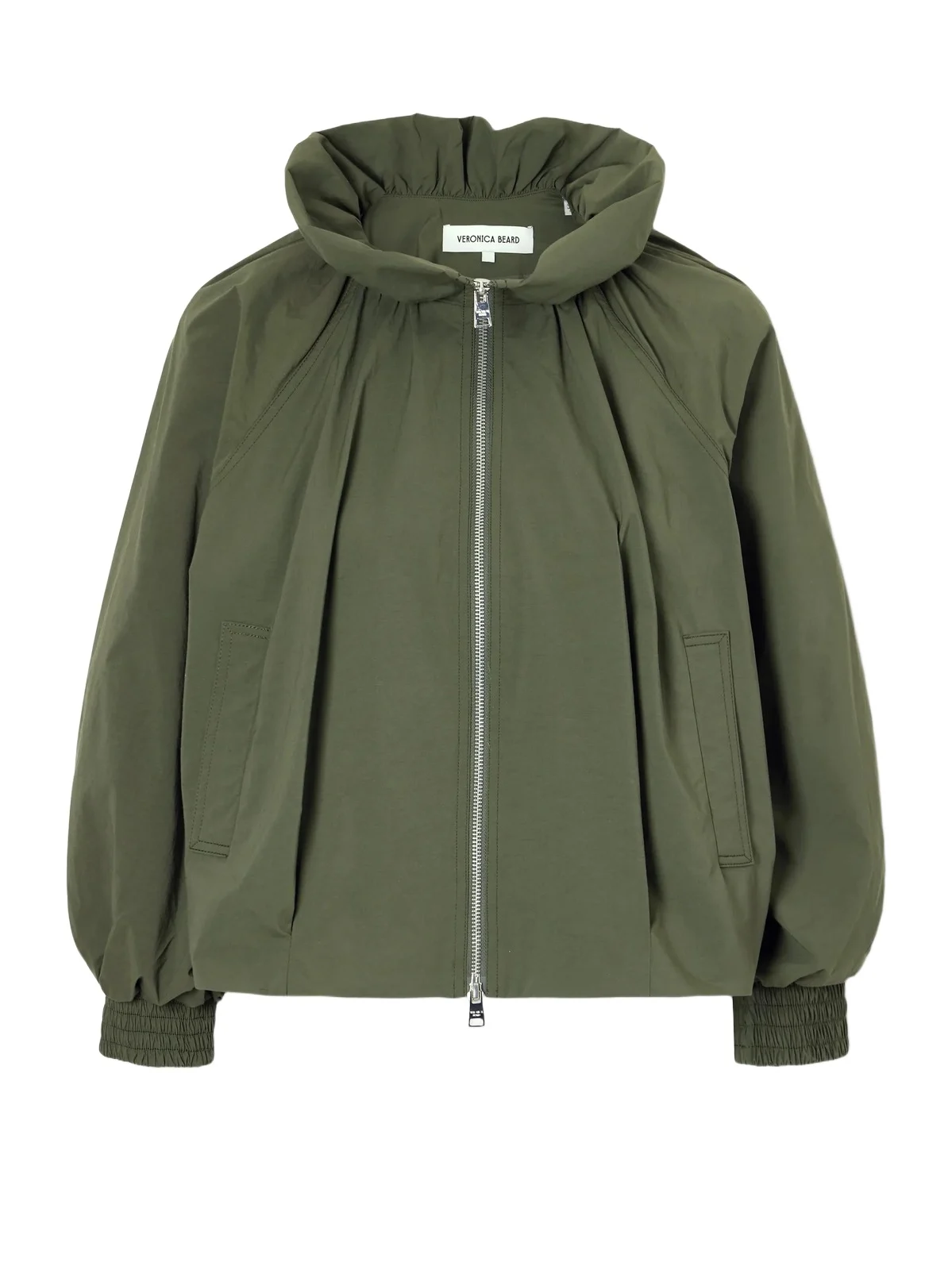 Veronica Beard Circe Faille Bomber Jacket