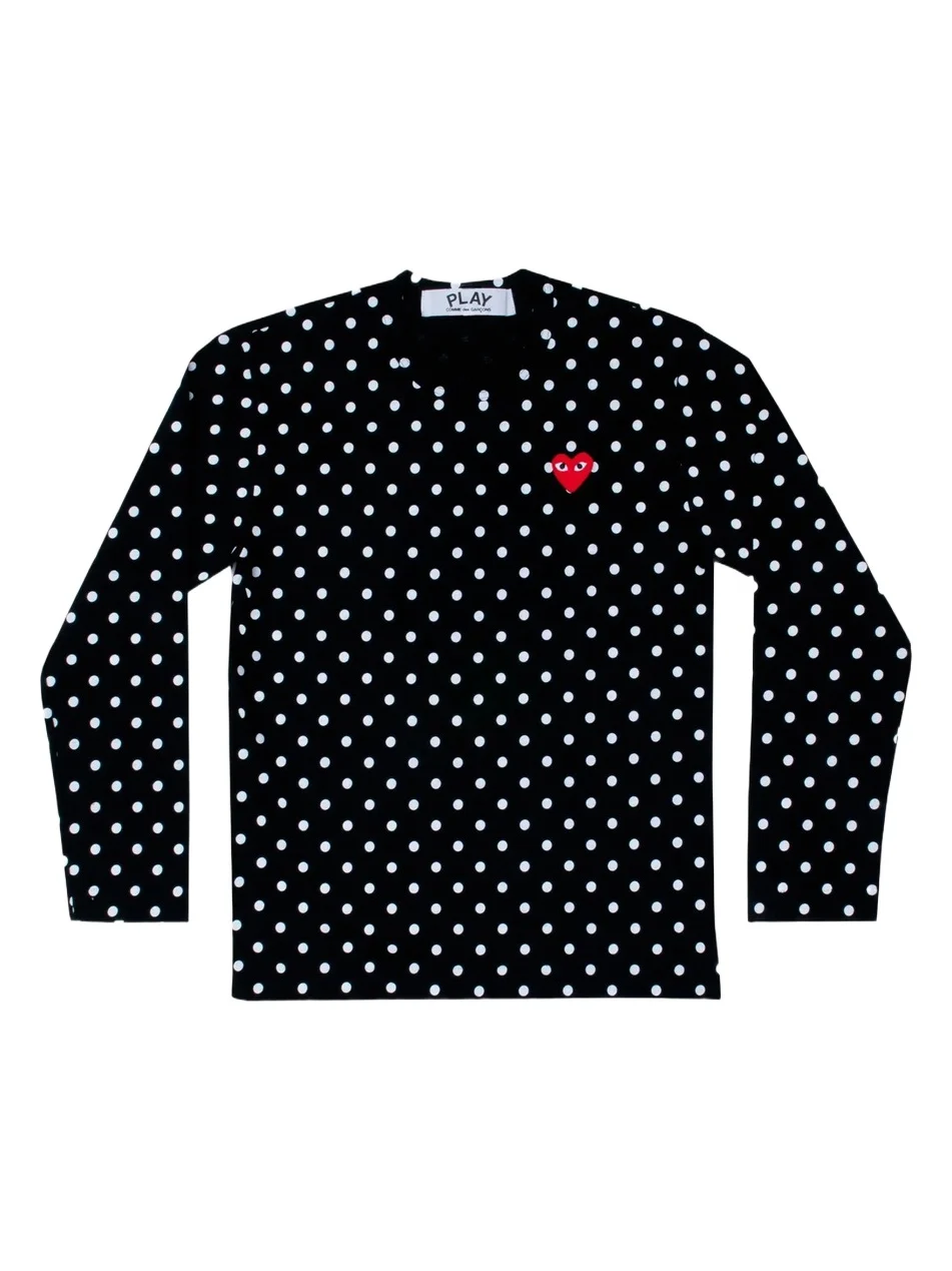 Comme des Garçons PLAY Women's Polka-Dot T-Shirt