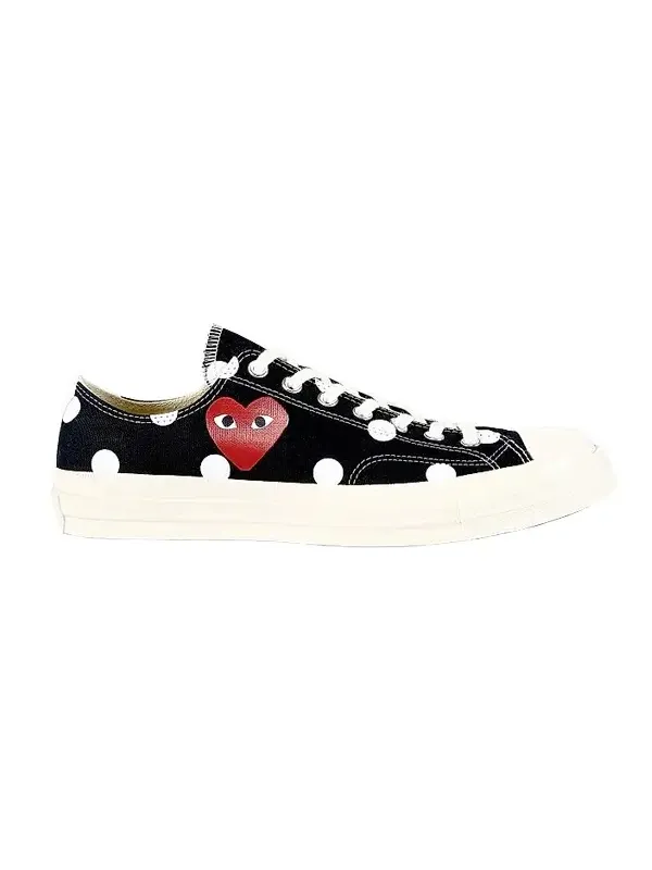 Comme des Garçons PLAY Unisex CdG PLAY x Converse Men's Chuck Taylor All Star Polka Dot Low-Top Sneakers