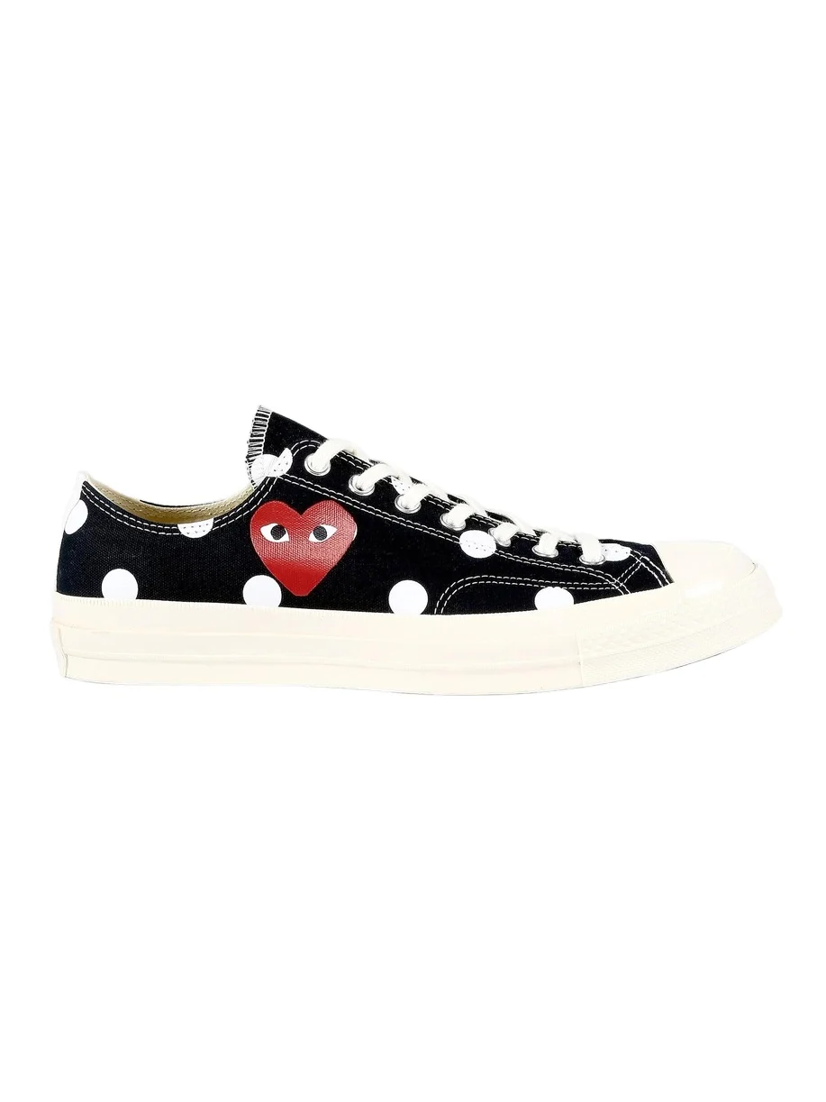 Comme des Garçons PLAY Unisex CdG PLAY x Converse Men's Chuck Taylor All Star Polka Dot Low-Top Sneakers