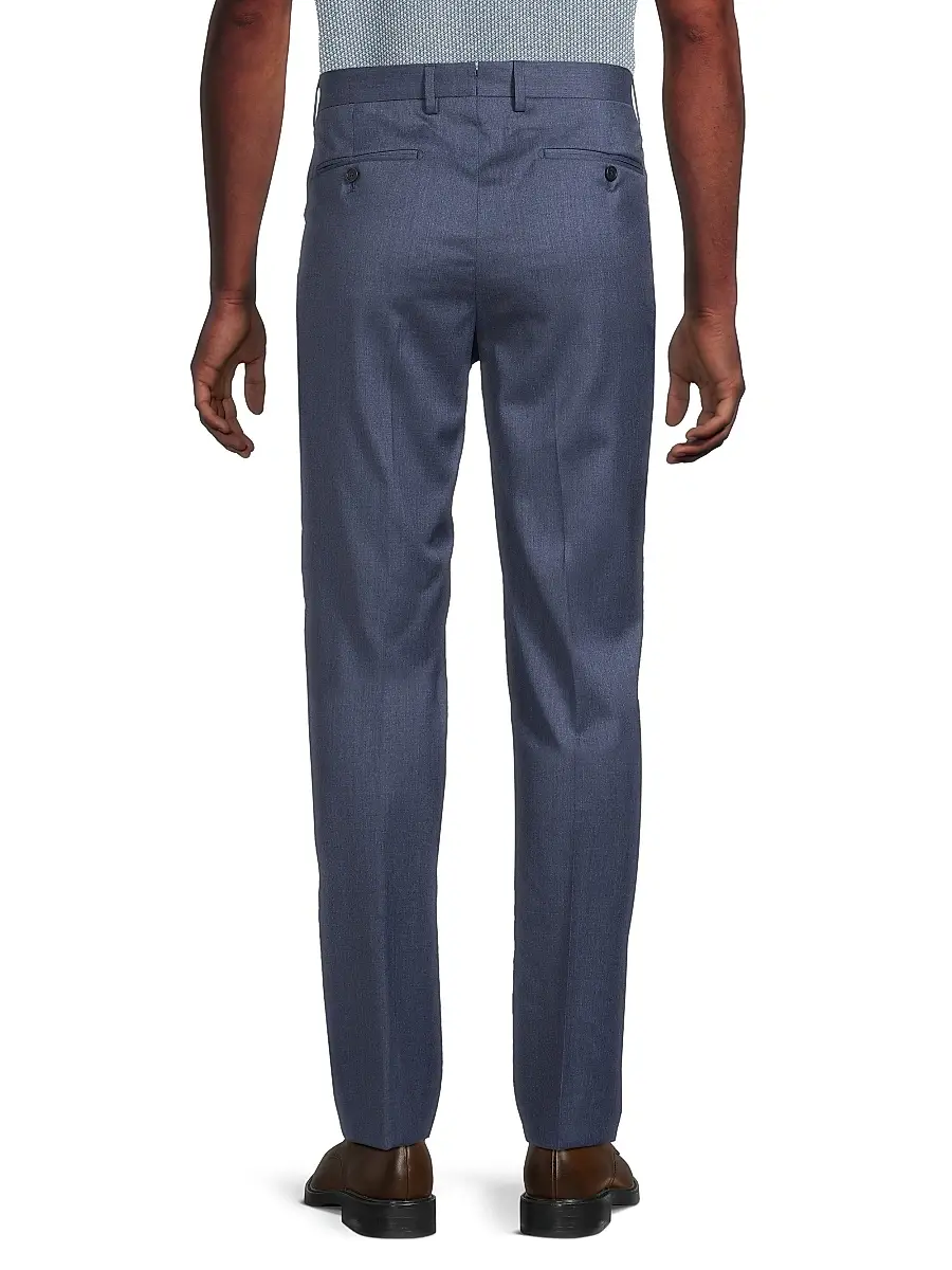 Saks Fifth Avenue Men's COLLECTION Basic Wool Dress Trousers | Thumbnail 5 Saks Fifth Avenue Men's COLLECTION Basic Wool Dress Trousers | Thumbnail 5