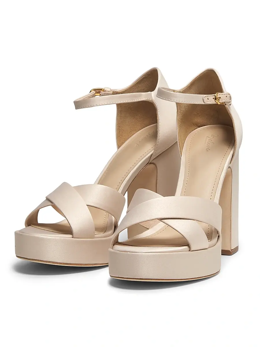 22élevé Women's 115MM Satin Platform Sandals | Thumbnail 2 22élevé Women's 115MM Satin Platform Sandals | Thumbnail 2