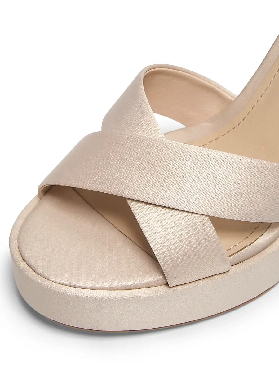 22élevé Women's 115MM Satin Platform Sandals | Thumbnail 5 22élevé Women's 115MM Satin Platform Sandals | Thumbnail 5