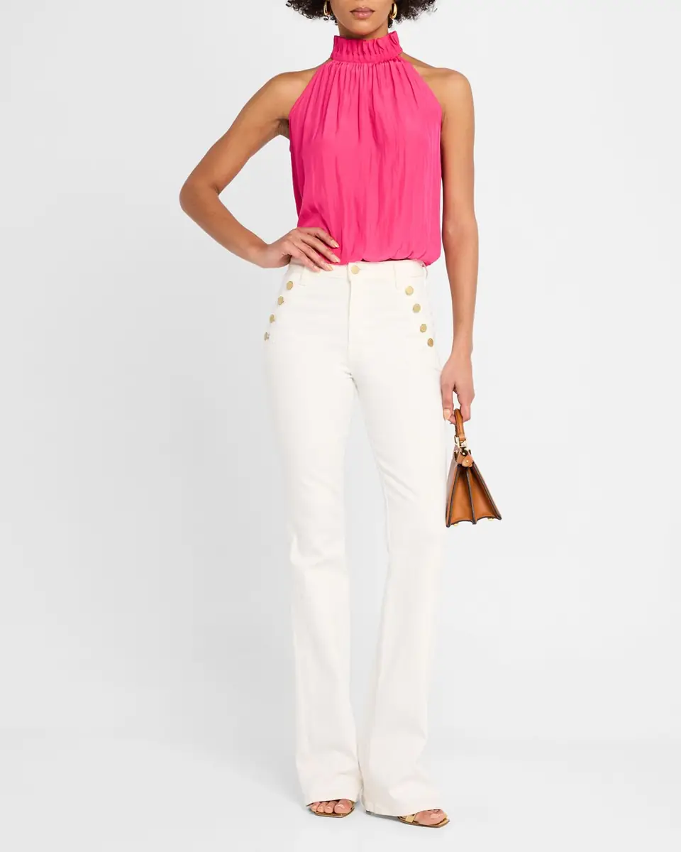 Ramy Brook Helena Sailor-Button Straight Leg Jeans | Thumbnail 2 Ramy Brook Helena Sailor-Button Straight Leg Jeans | Thumbnail 2