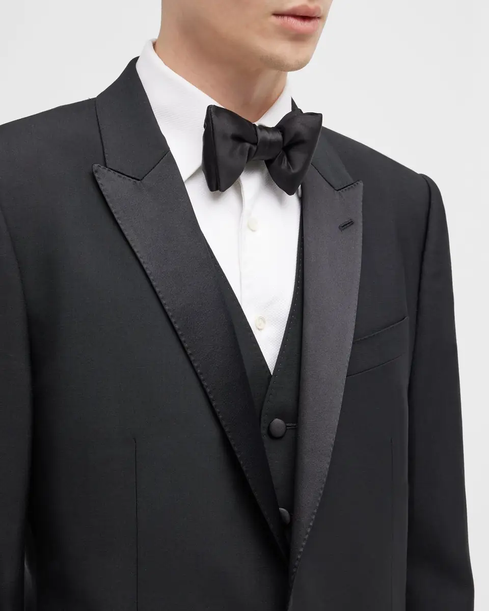 Dolce & Gabbana Men's Martini Two-Piece Tuxedo with Vest | Thumbnail 7