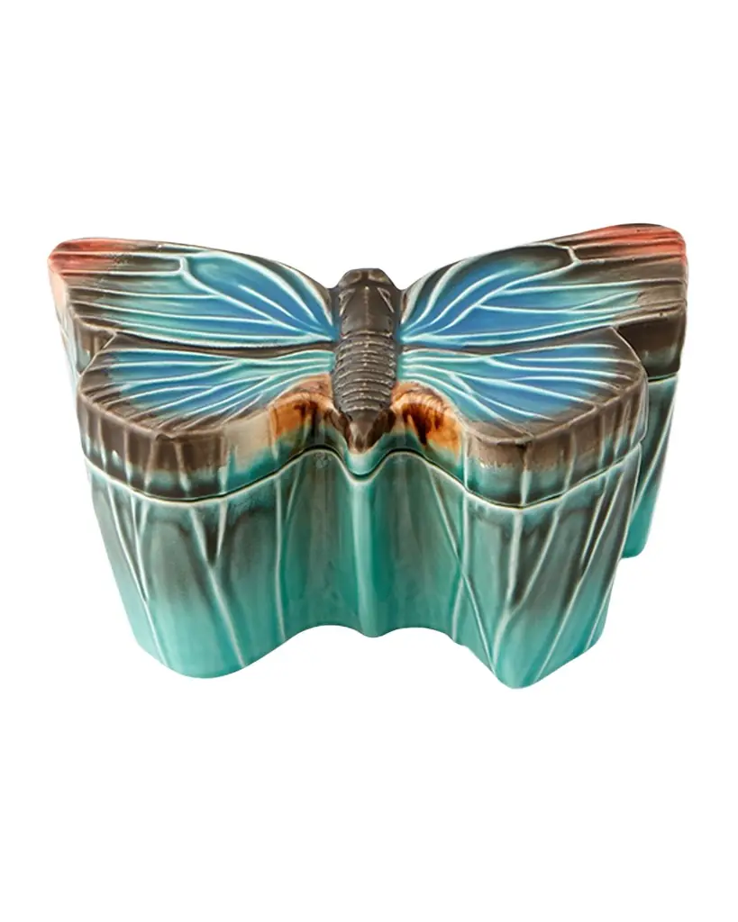 Bordallo Pinheiro "Cloudy Butterflies" Box by Claudia Schiffer | Image 1 Bordallo Pinheiro "Cloudy Butterflies" Box by Claudia Schiffer | Image 1