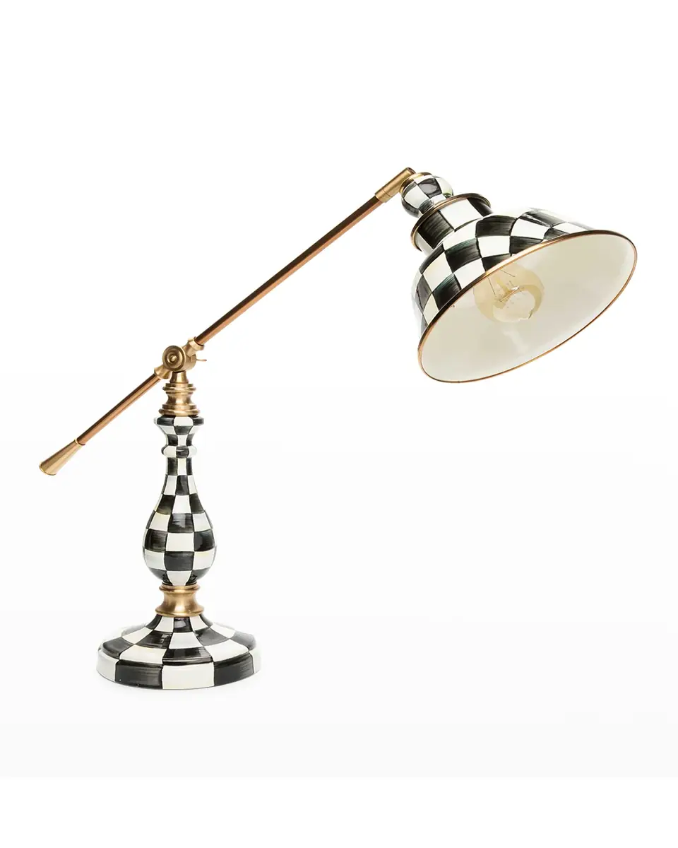 MacKenzie-Childs Courtly Check 22" Reading Table Lamp | Thumbnail 2 MacKenzie-Childs Courtly Check 22" Reading Table Lamp | Thumbnail 2