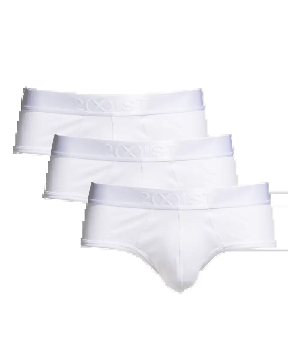 2XIST Men's 3-Pack Pima Cotton Contour Pouch Briefs | Thumbnail 3