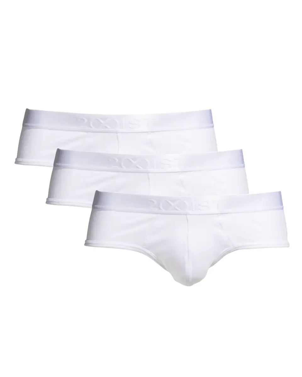 2XIST Men's 3-Pack Pima Cotton Contour Pouch Briefs | Thumbnail 4