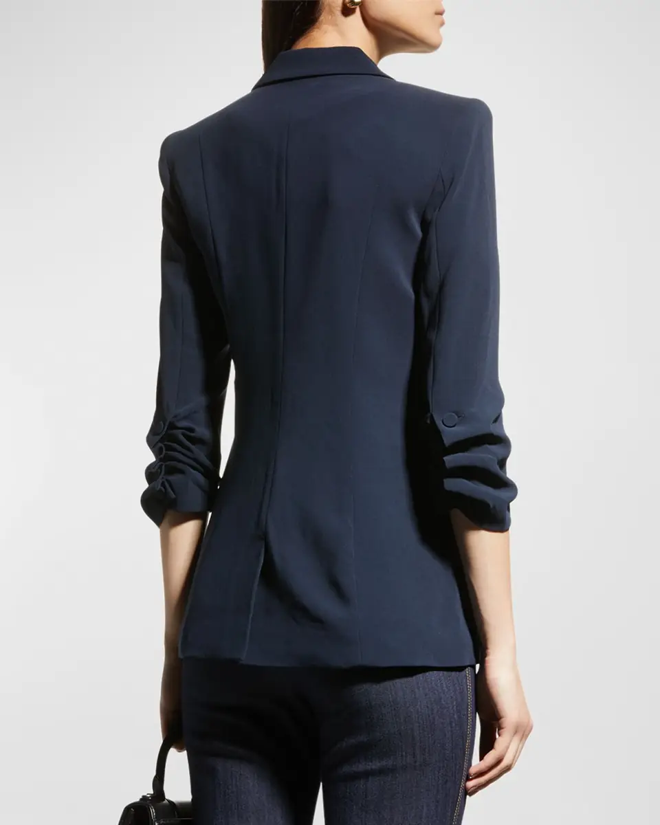 Cinq à Sept Khloe Crepe 3/4-Sleeve Blazer | Thumbnail 3