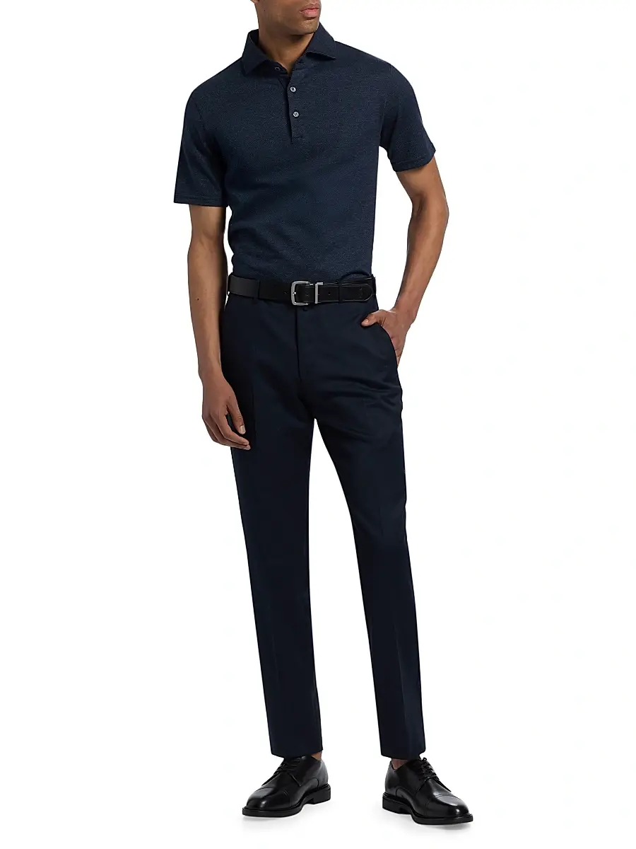 Saks Fifth Avenue Men's COLLECTION Basic Wool Dress Trousers | Thumbnail 2 Saks Fifth Avenue Men's COLLECTION Basic Wool Dress Trousers | Thumbnail 2