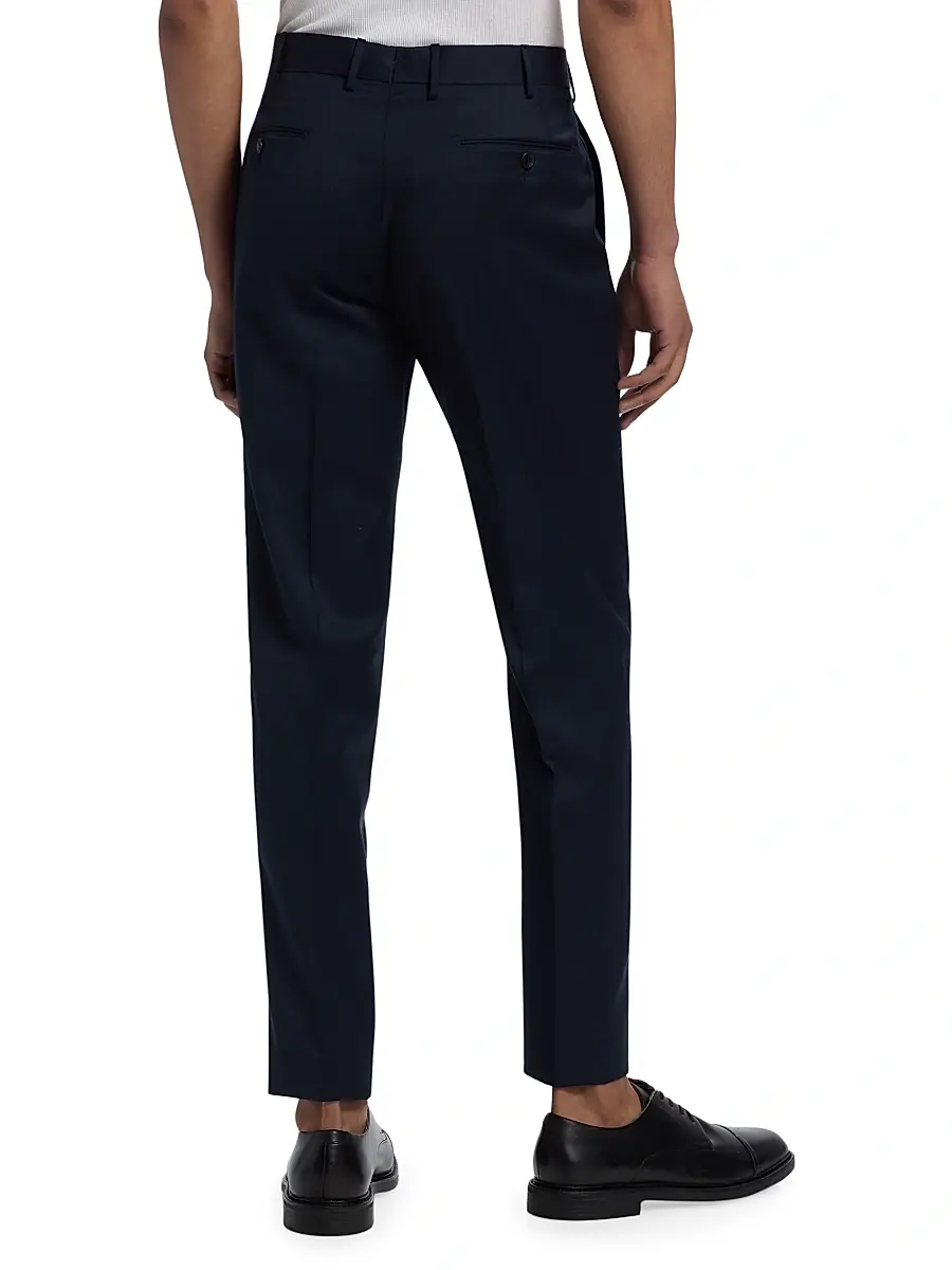 Saks Fifth Avenue Men's COLLECTION Basic Wool Dress Trousers | Thumbnail 5 Saks Fifth Avenue Men's COLLECTION Basic Wool Dress Trousers | Thumbnail 5