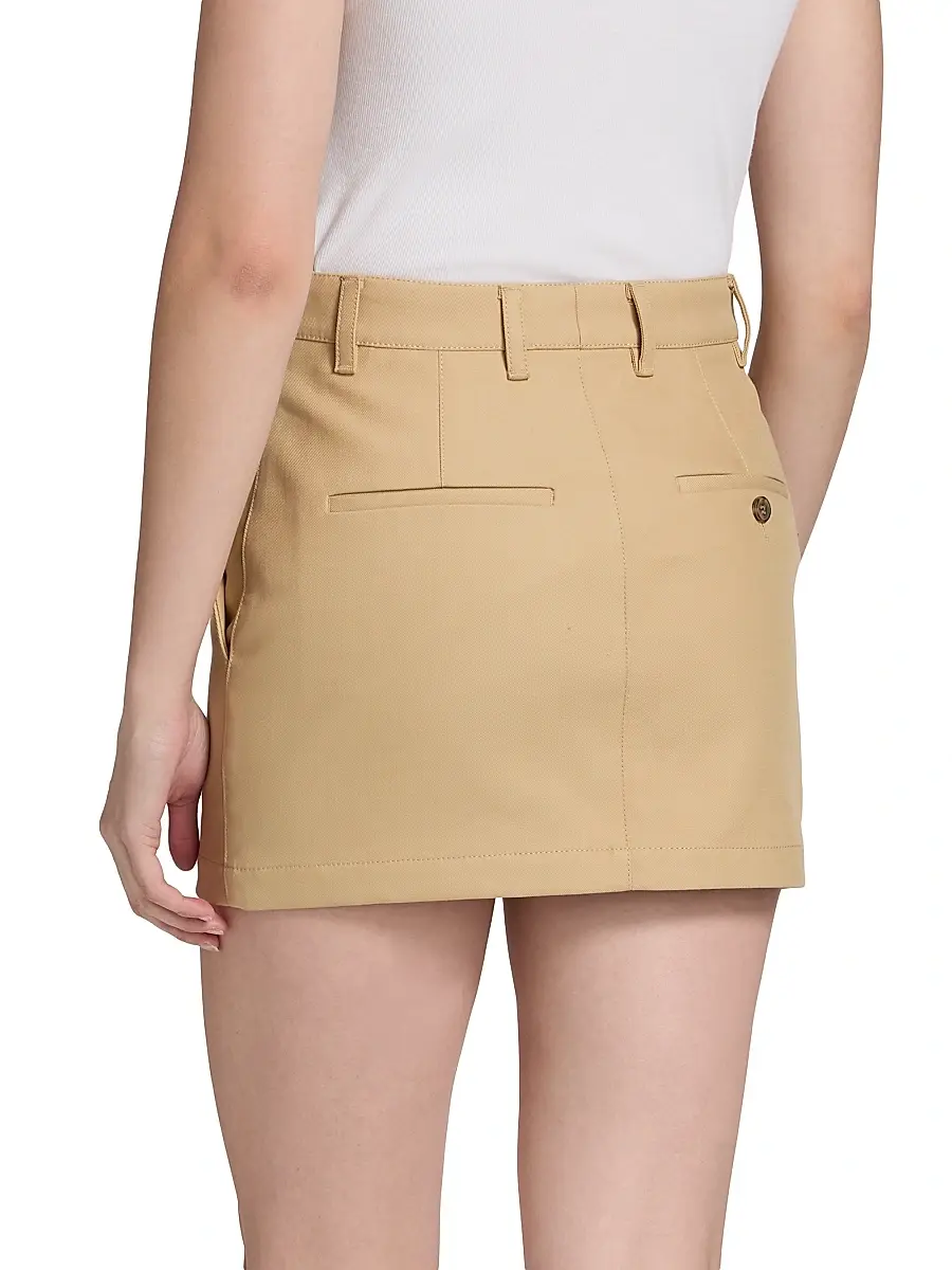 Wardrobe.NYC WARDROBE. NYC Women's Drill Cotton Twill Miniskirt | Thumbnail 5 Wardrobe.NYC WARDROBE. NYC Women's Drill Cotton Twill Miniskirt | Thumbnail 5