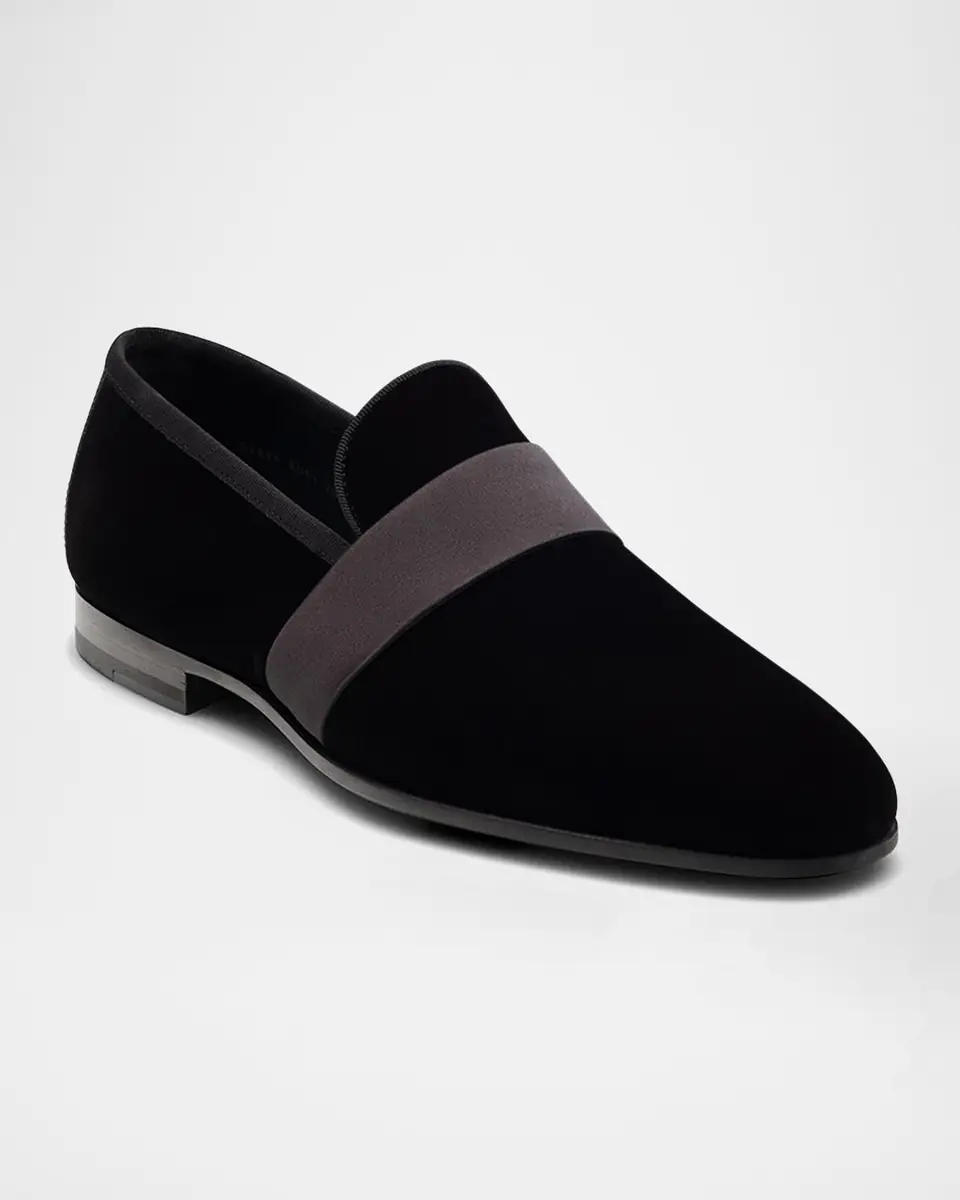 Magnanni Men's Jenaro Velvet Formal Loafers | Thumbnail 2 Magnanni Men's Jenaro Velvet Formal Loafers | Thumbnail 2