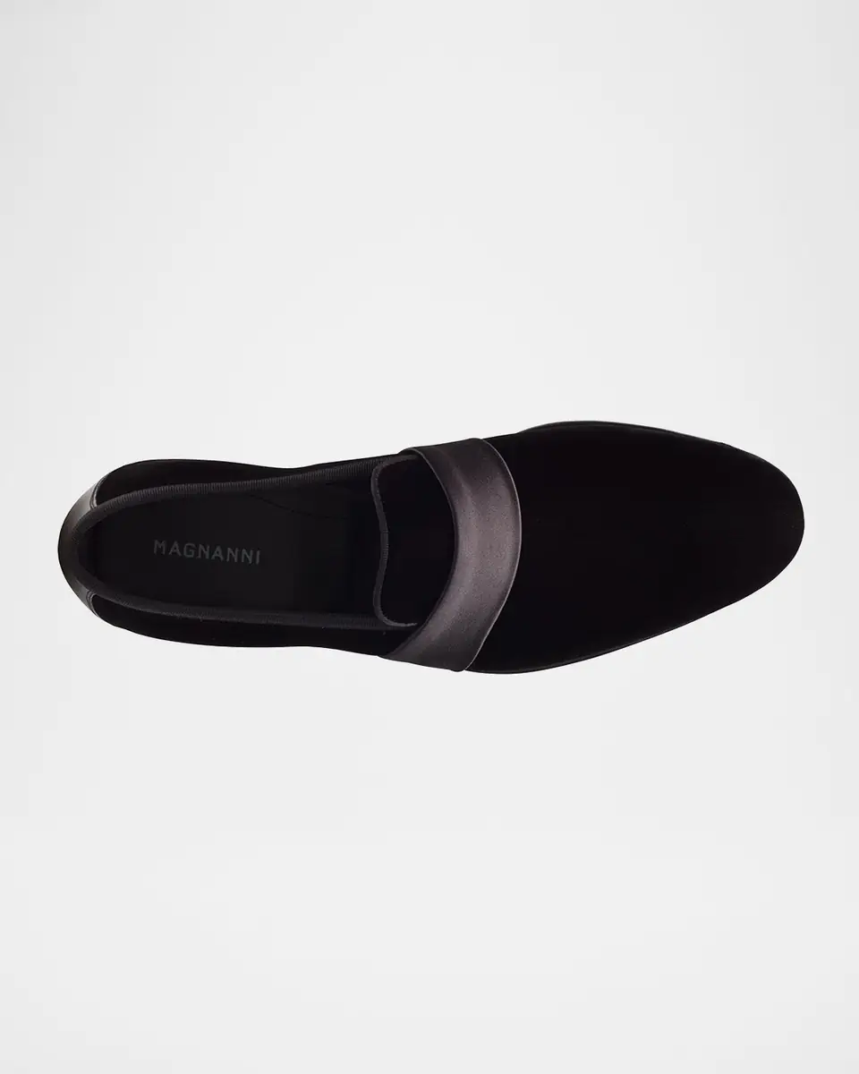 Magnanni Men's Jenaro Velvet Formal Loafers | Thumbnail 3 Magnanni Men's Jenaro Velvet Formal Loafers | Thumbnail 3