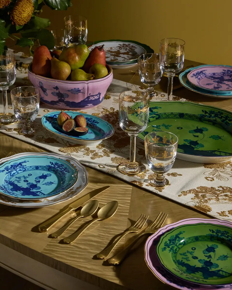 GINORI 1735 Oriente Italiano Oval Salad Bowl | Thumbnail 2