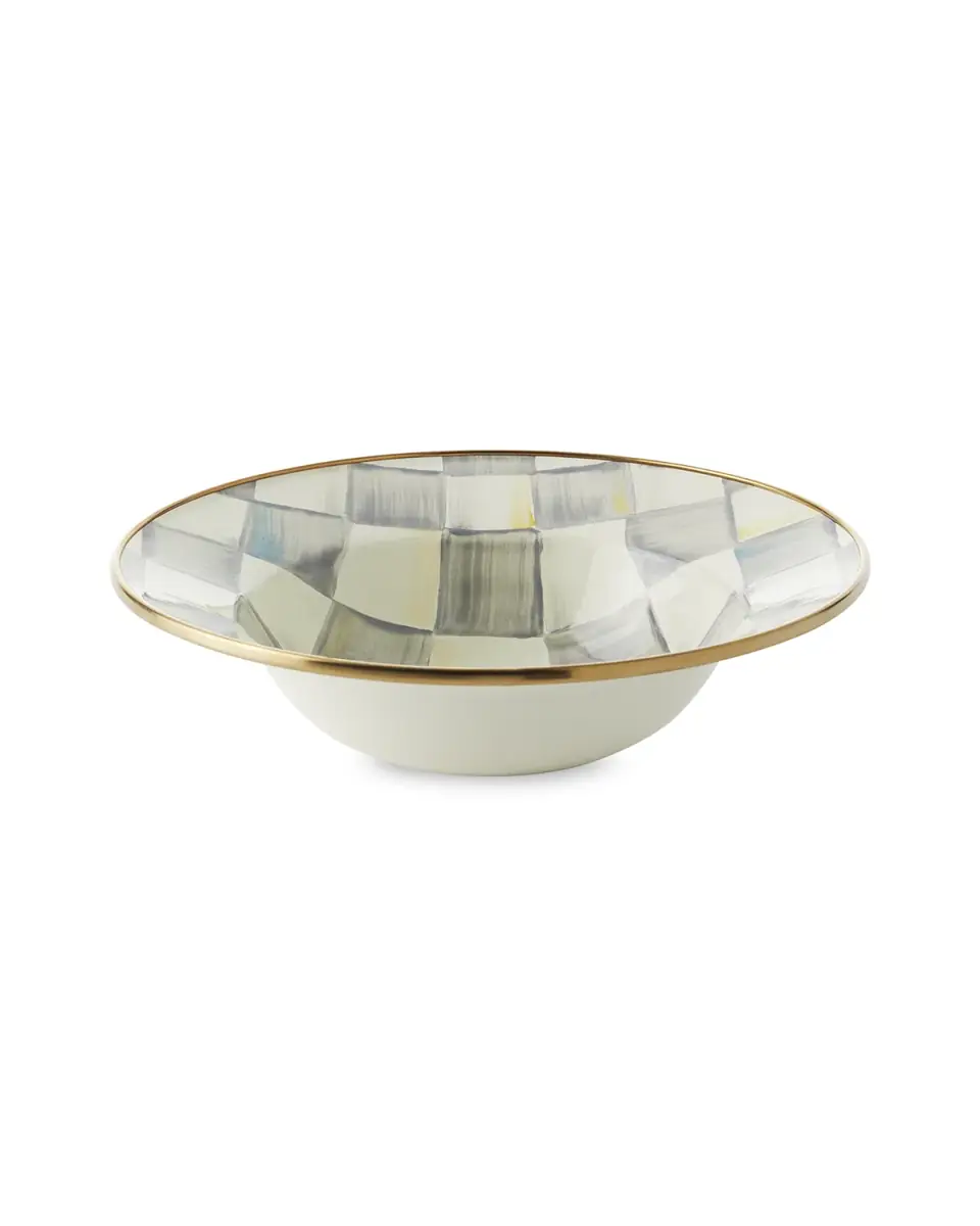 MacKenzie-Childs Sterling Check Breakfast Bowl | Thumbnail 2