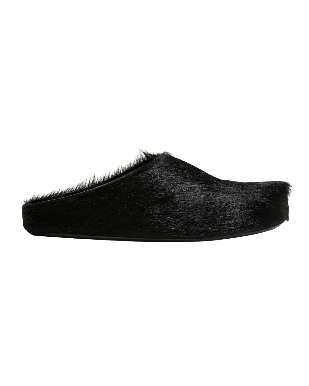 Men's Fussbett Calf Hair Sabot Mules