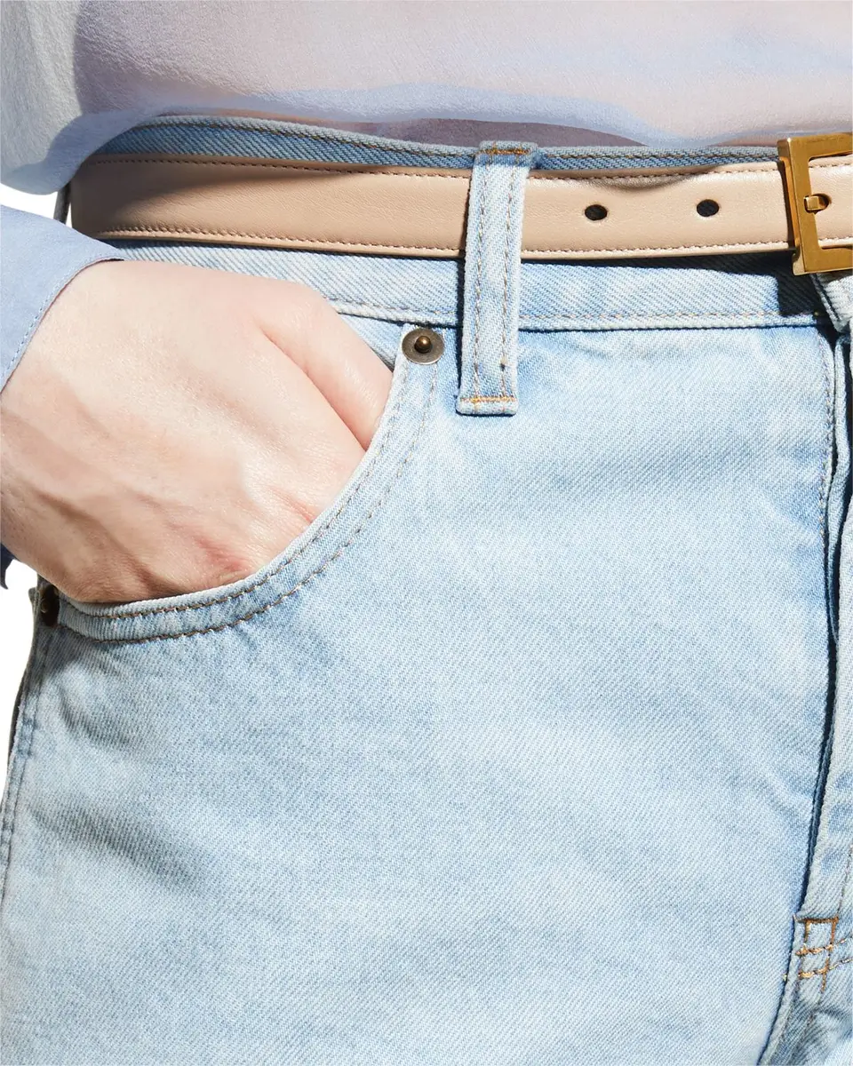 Saint Laurent YSL Monogram Leather Belt | Thumbnail 2 Saint Laurent YSL Monogram Leather Belt | Thumbnail 2