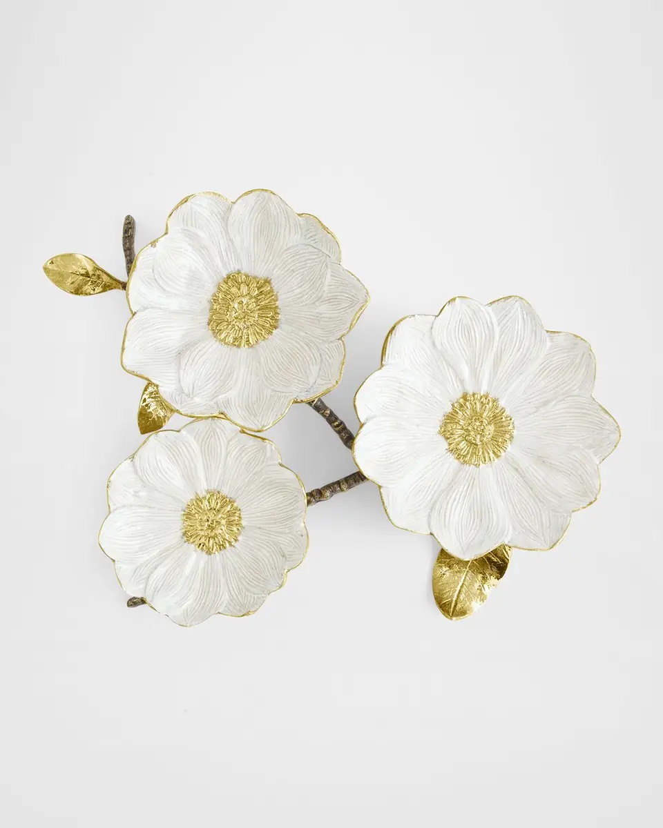 Michael Aram Vintage Bloom Triple Dish | Thumbnail 3 Michael Aram Vintage Bloom Triple Dish | Thumbnail 3