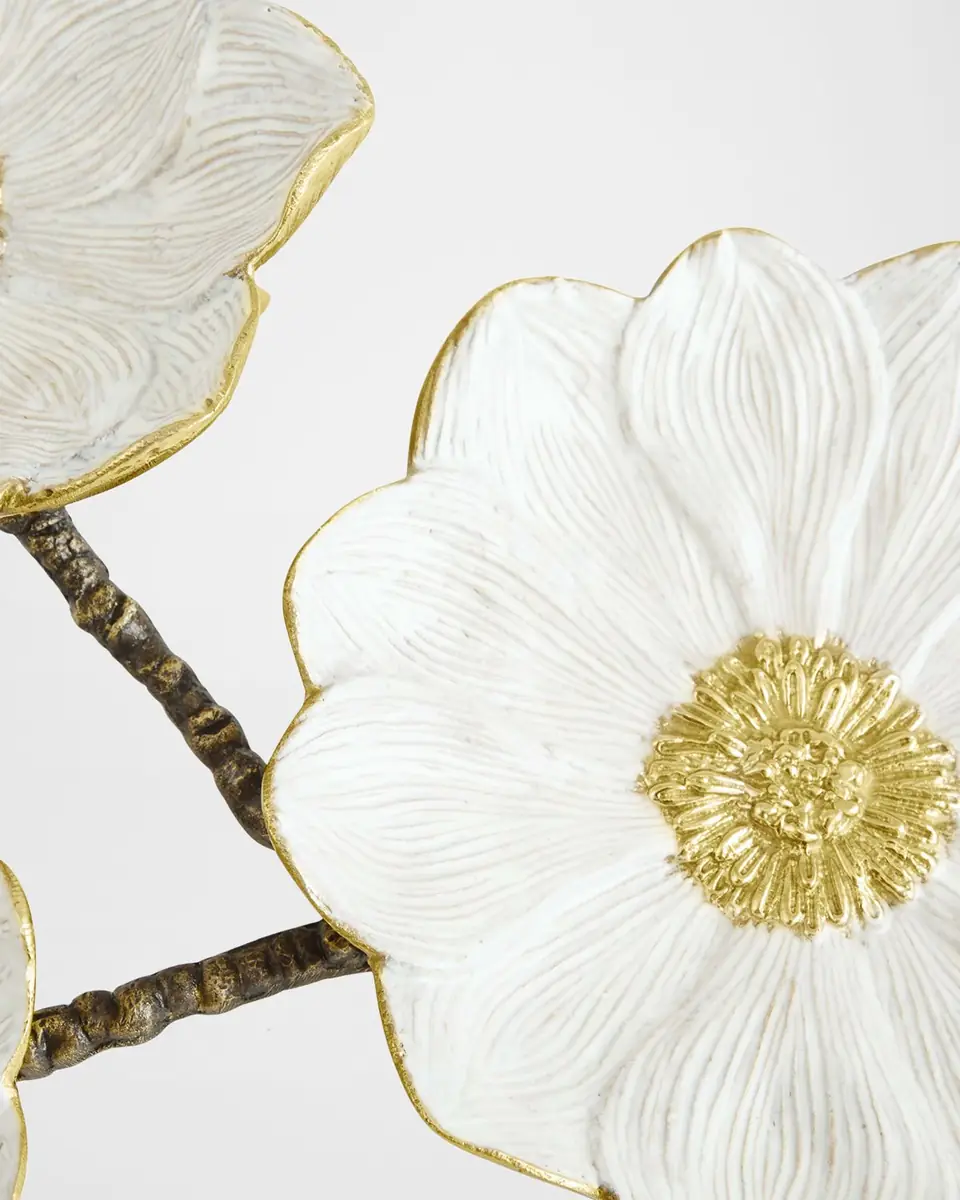 Michael Aram Vintage Bloom Triple Dish | Thumbnail 4 Michael Aram Vintage Bloom Triple Dish | Thumbnail 4