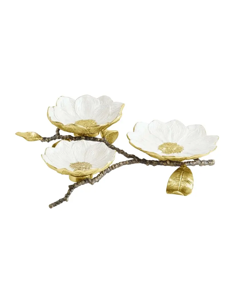 Michael Aram Vintage Bloom Triple Dish