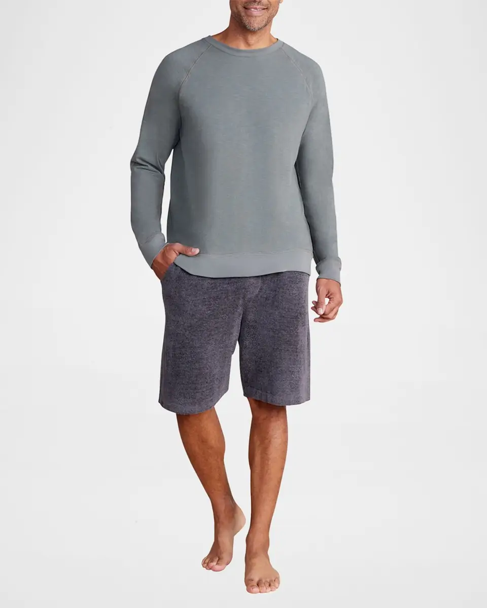 Barefoot Dreams Men's CozyChic Ultra Lite Lounge Shorts | Thumbnail 2 Barefoot Dreams Men's CozyChic Ultra Lite Lounge Shorts | Thumbnail 2