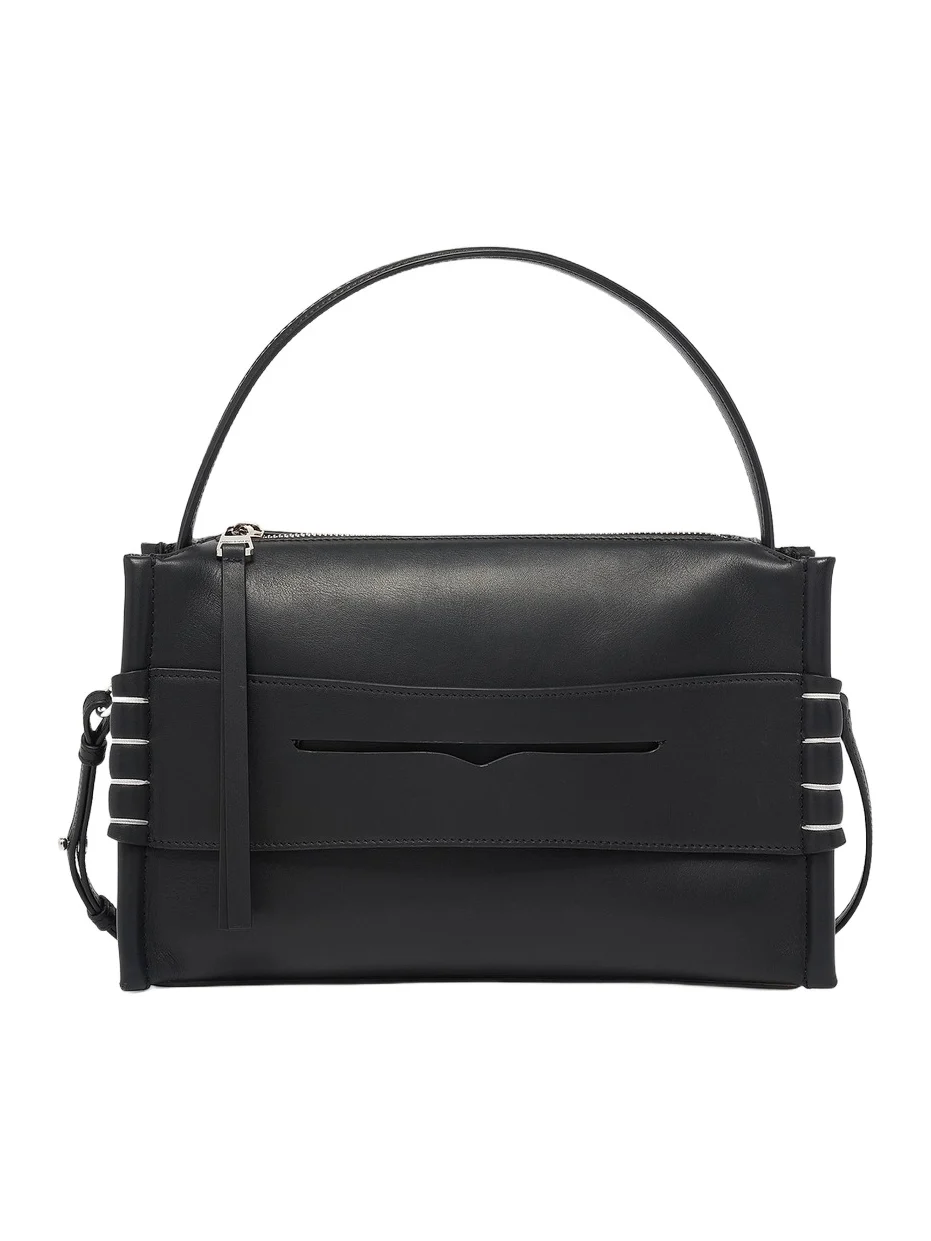 Women's Loafer Leather Top Handle Bag