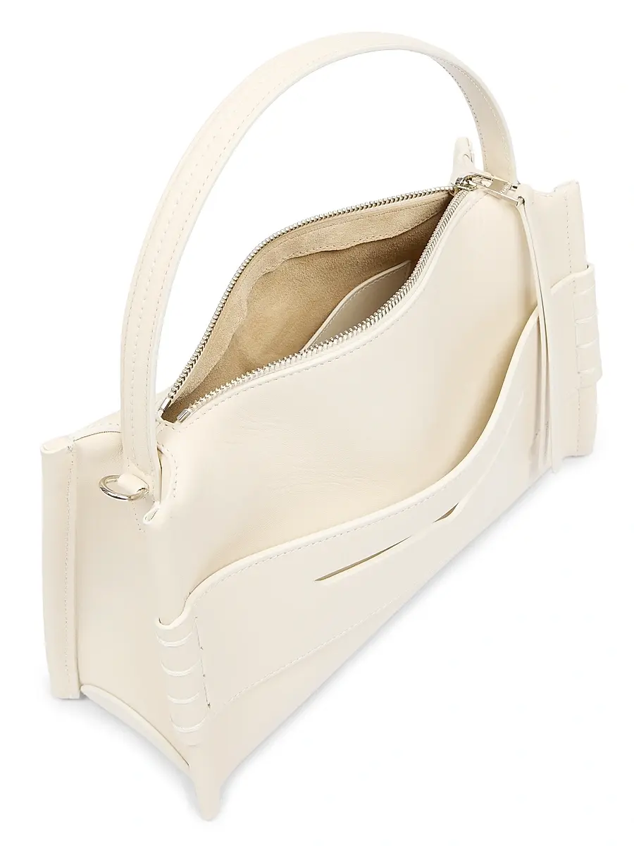 JW Anderson Women's Loafer Leather Top Handle Bag | Thumbnail 3
