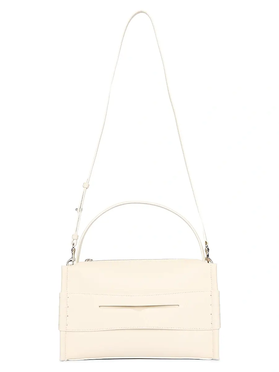JW Anderson Women's Loafer Leather Top Handle Bag | Thumbnail 6