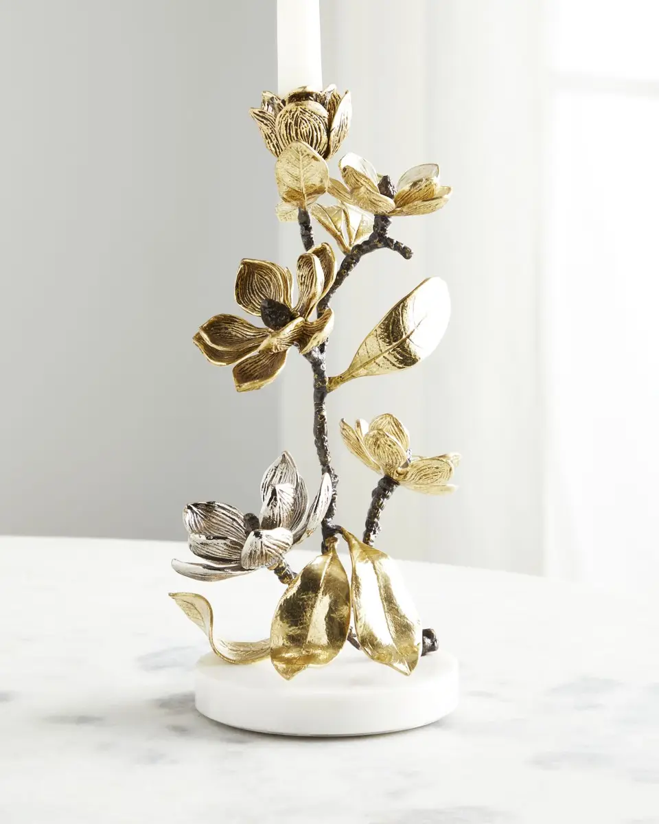 Michael Aram Vintage Bloom 12" Candleholders, Set of 2 | Thumbnail 2 Michael Aram Vintage Bloom 12" Candleholders, Set of 2 | Thumbnail 2