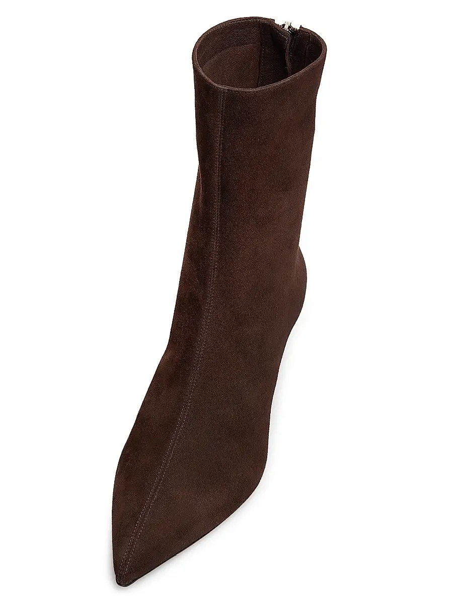 Aquazzura Women's Montmartre 50MM Suede Booties | Thumbnail 4 Aquazzura Women's Montmartre 50MM Suede Booties | Thumbnail 4