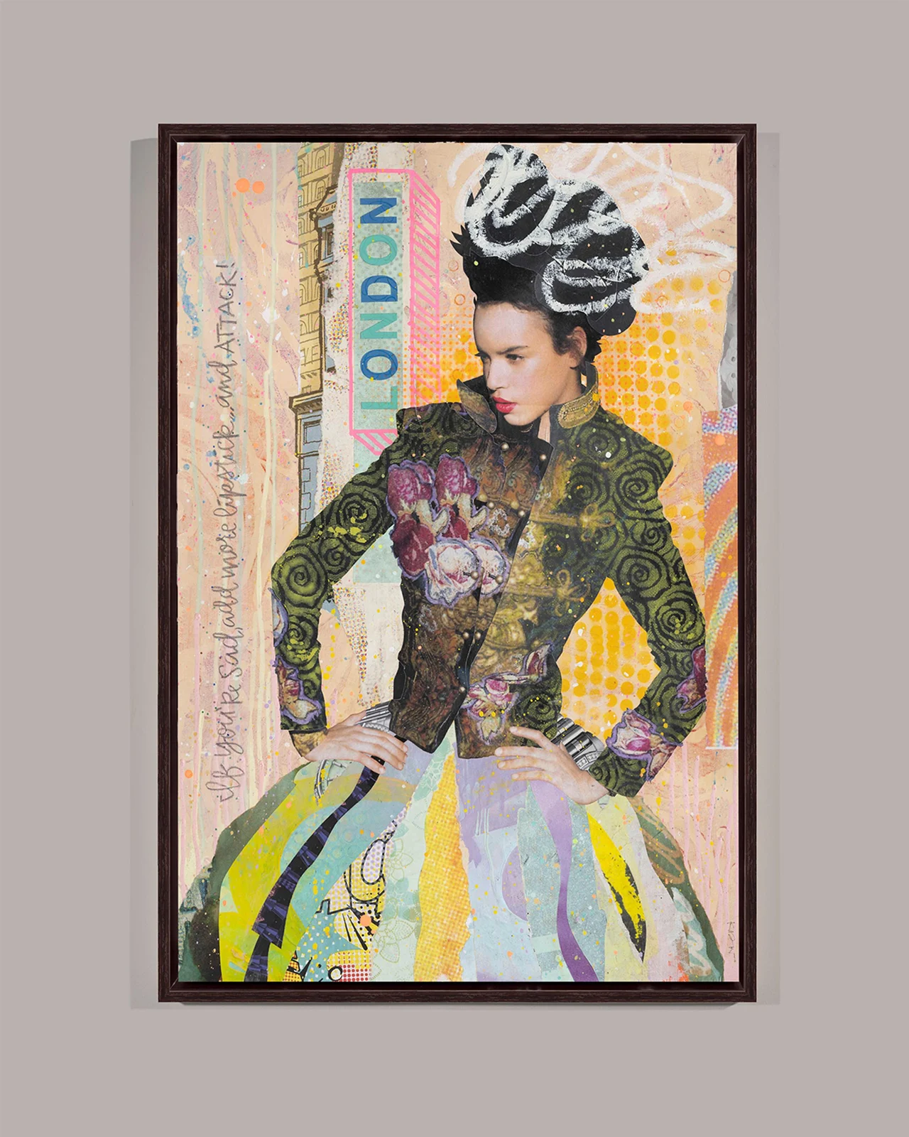RFA Fine Art Fashion Fix London ' Wall Art on Canvas