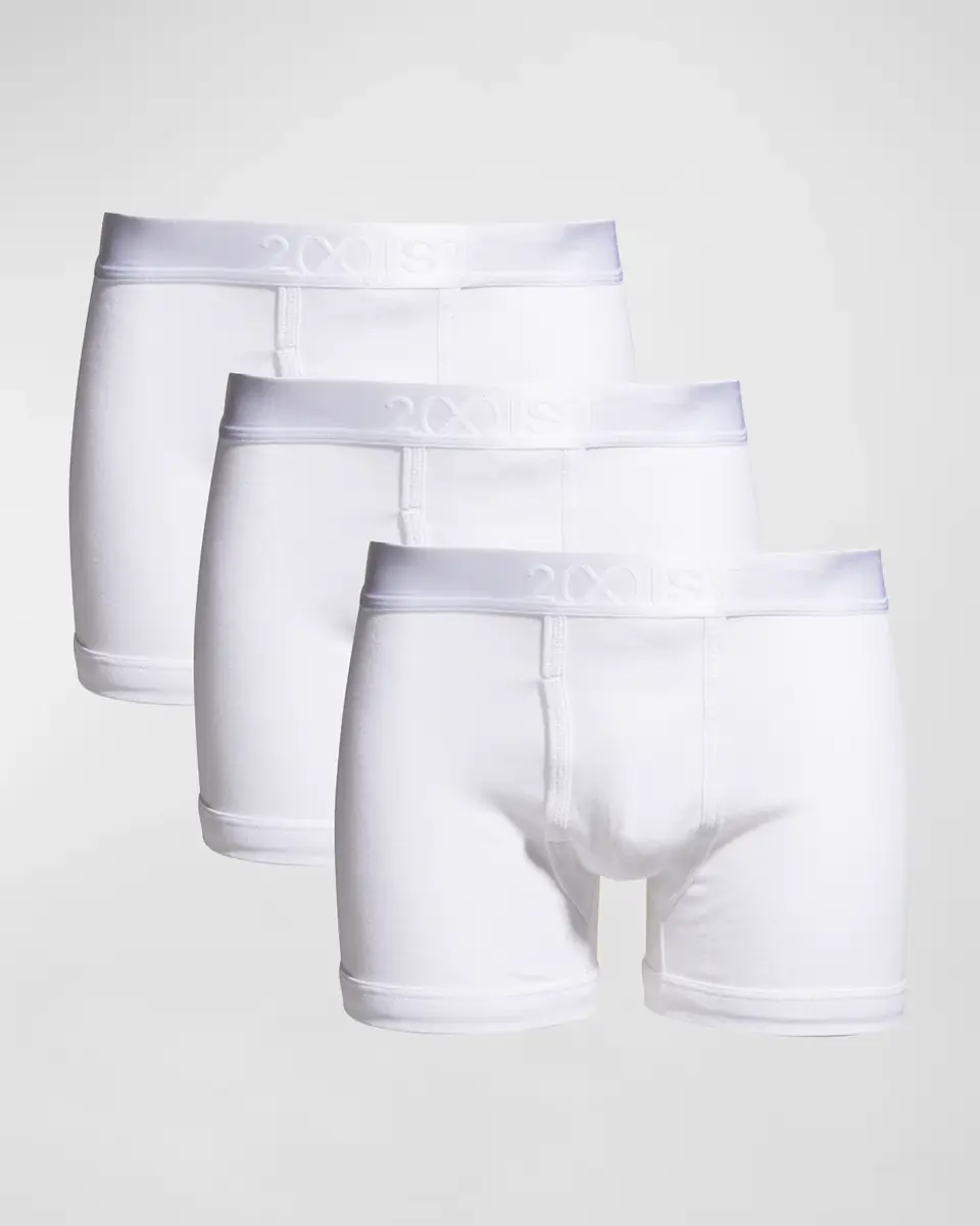 2XIST Men's 3-Pack Pima Cotton Boxer Briefs | Thumbnail 2
