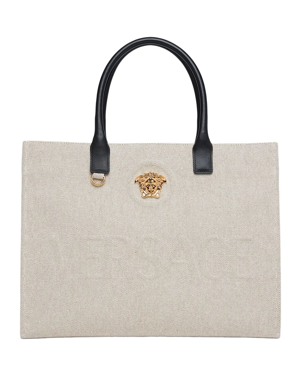La Medusa Logo Canvas Tote Bag