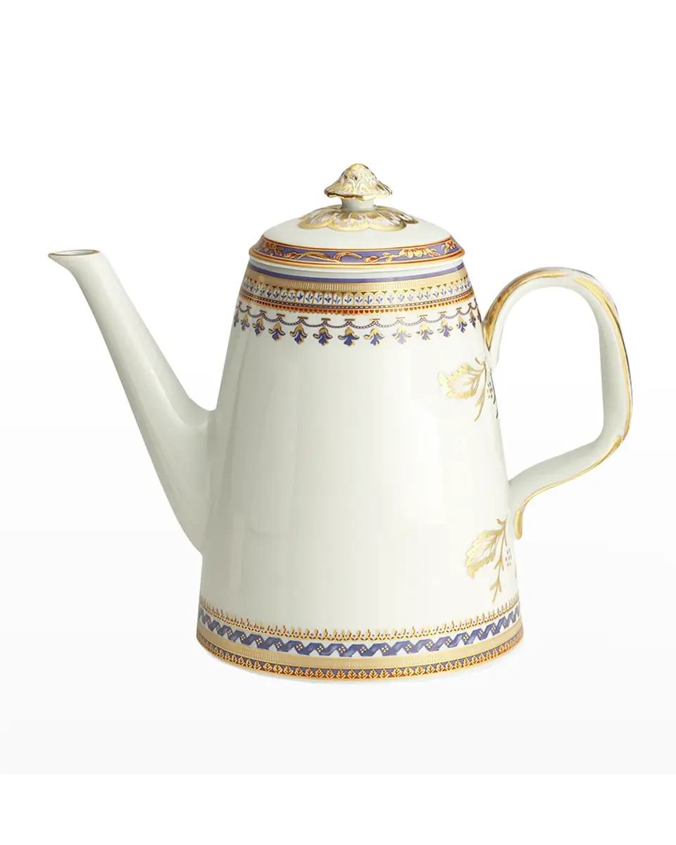 Mottahedeh Chinoise Blue Coffee Pot | Thumbnail 2