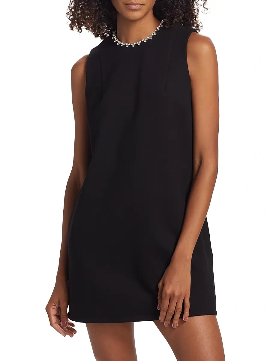 AREA Women's Crystal Heart Shift Dress | Thumbnail 3 AREA Women's Crystal Heart Shift Dress | Thumbnail 3