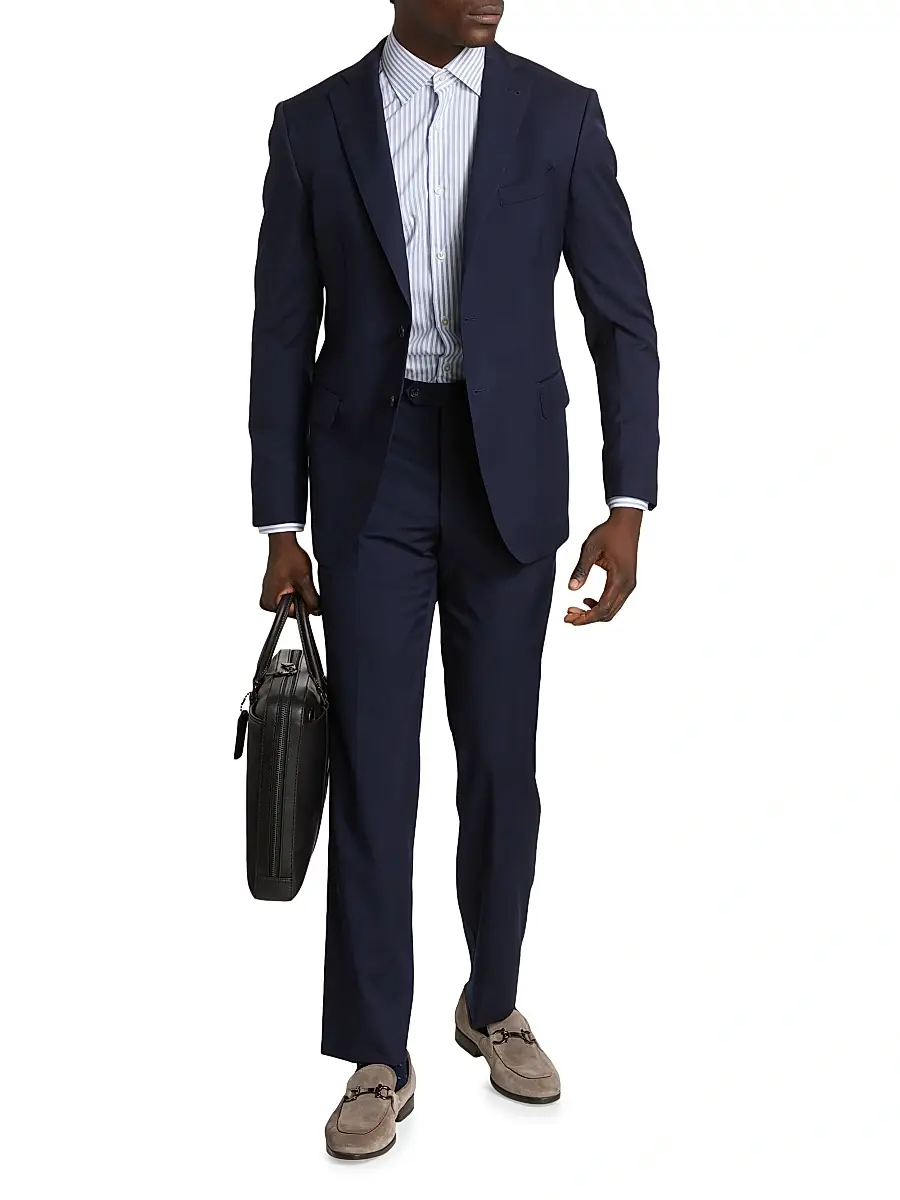 Saks Fifth Avenue Men's COLLECTION Nested Wool Suit | Thumbnail 2 Saks Fifth Avenue Men's COLLECTION Nested Wool Suit | Thumbnail 2