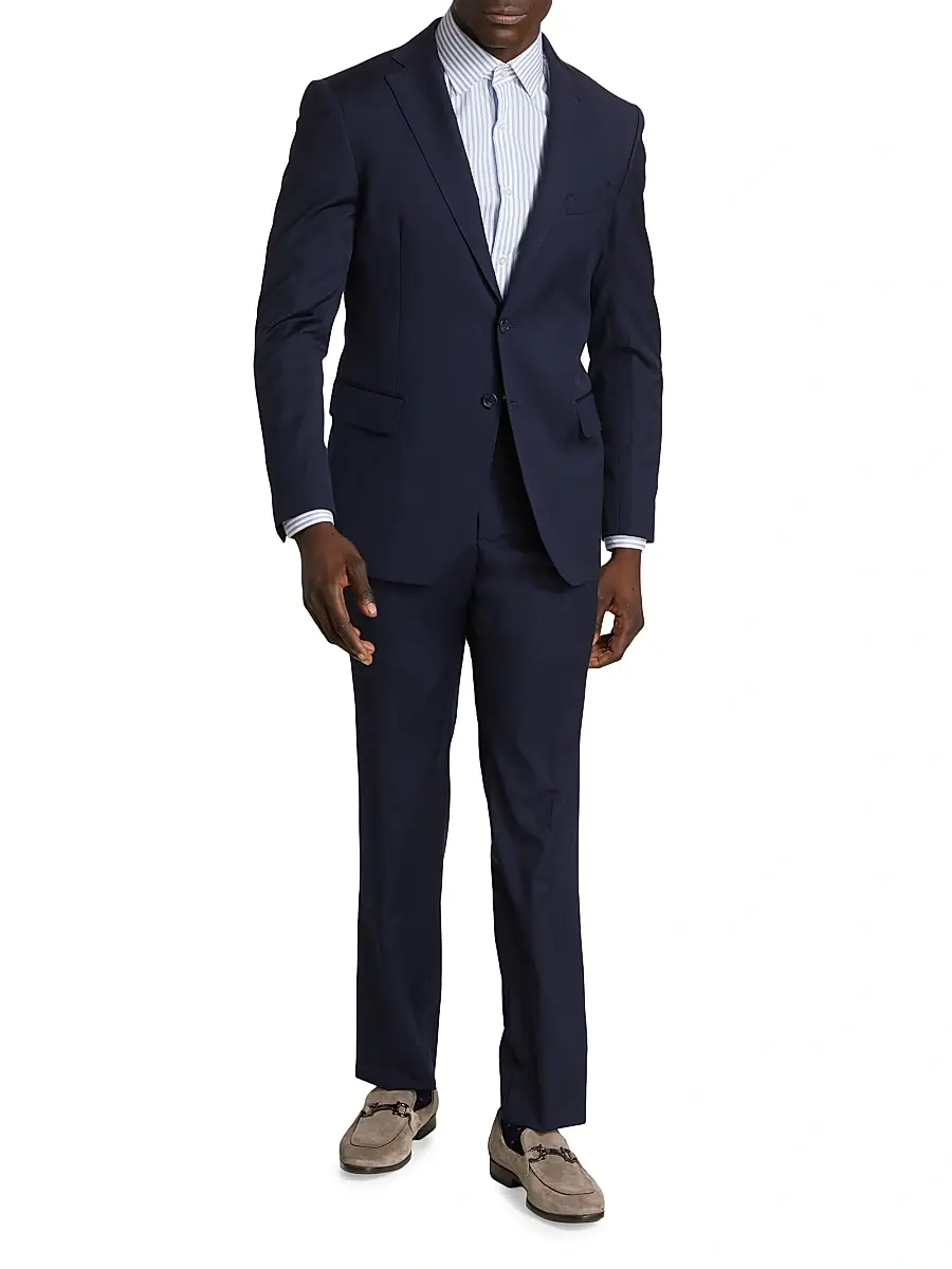 Saks Fifth Avenue Men's COLLECTION Nested Wool Suit | Thumbnail 3 Saks Fifth Avenue Men's COLLECTION Nested Wool Suit | Thumbnail 3