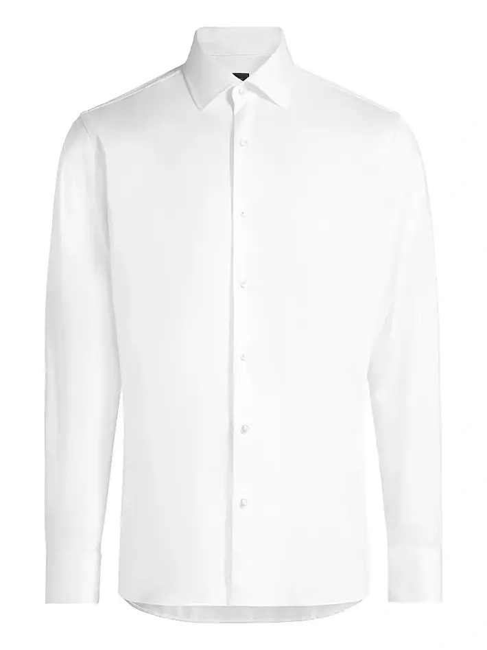 Men's COLLECTION Stretch Solid Shirt