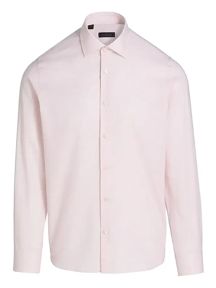 Men's COLLECTION Mélange Cotton Sport Shirt Men's COLLECTION Mélange Cotton Sport Shirt