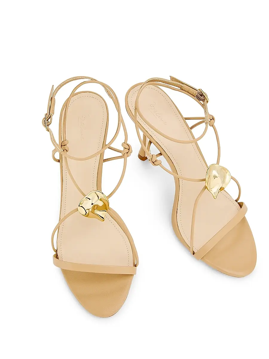 22élevé Women's 90MM Leather Sandals | Thumbnail 4