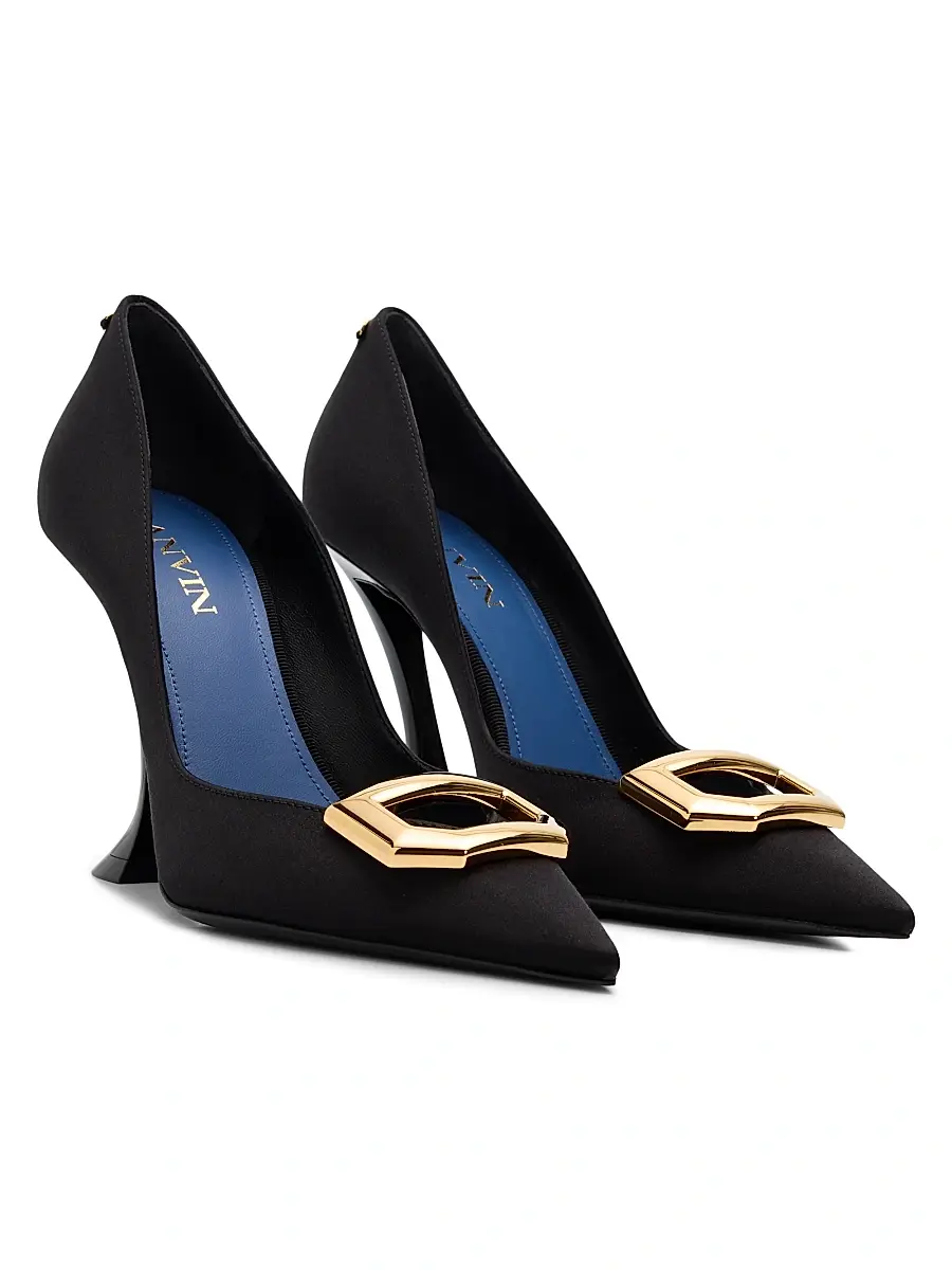 Lanvin Women's 100MM Midnight Step Buckle Pumps | Thumbnail 2 Lanvin Women's 100MM Midnight Step Buckle Pumps | Thumbnail 2