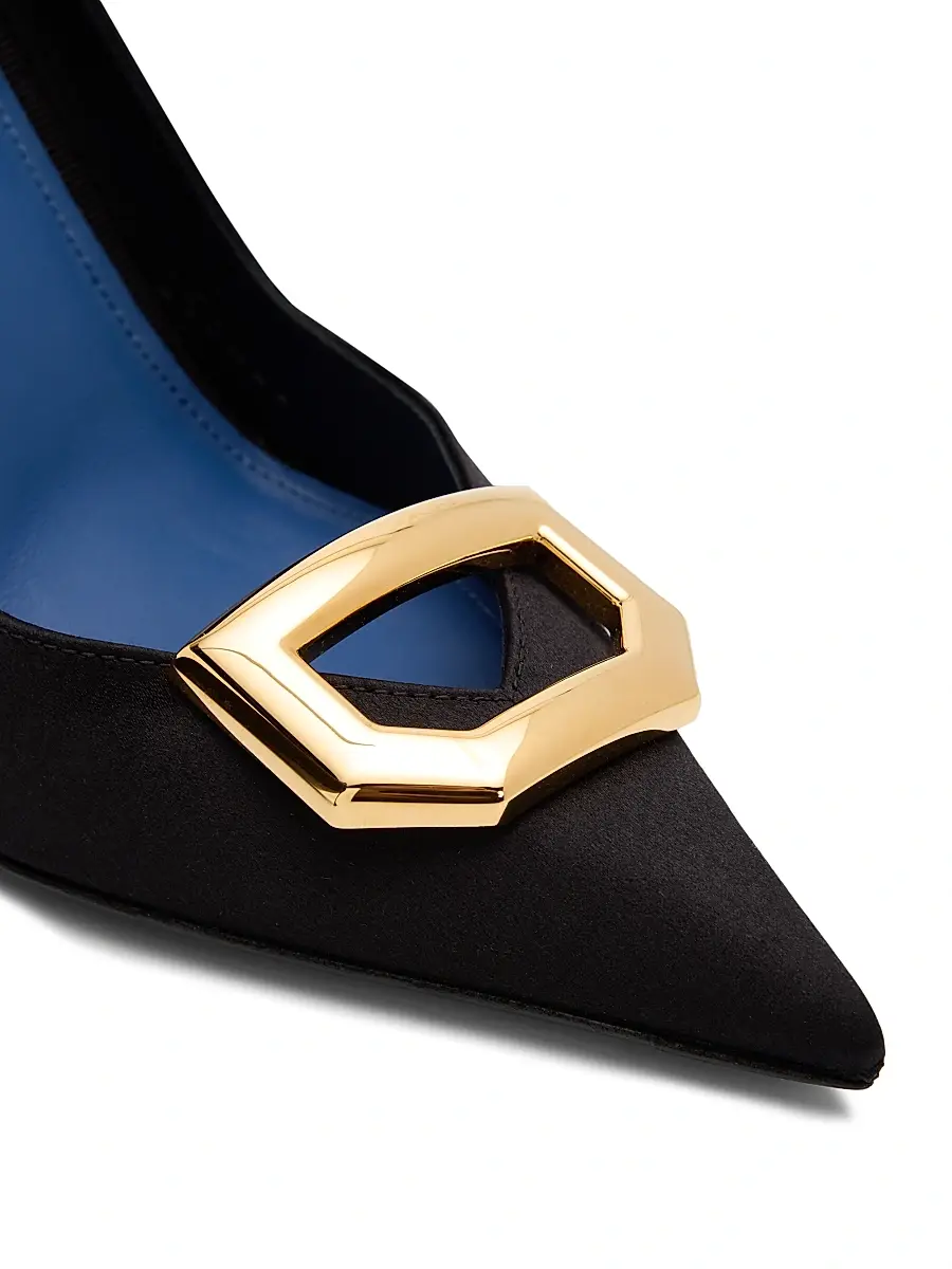 Lanvin Women's 100MM Midnight Step Buckle Pumps | Thumbnail 5 Lanvin Women's 100MM Midnight Step Buckle Pumps | Thumbnail 5