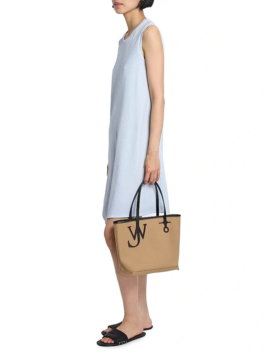 JW Anderson Women's Small Anchor Logo Cotton Tote Bag | Thumbnail 2 JW Anderson Women's Small Anchor Logo Cotton Tote Bag | Thumbnail 2
