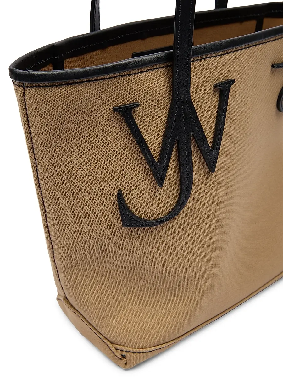 JW Anderson Women's Small Anchor Logo Cotton Tote Bag | Thumbnail 5 JW Anderson Women's Small Anchor Logo Cotton Tote Bag | Thumbnail 5
