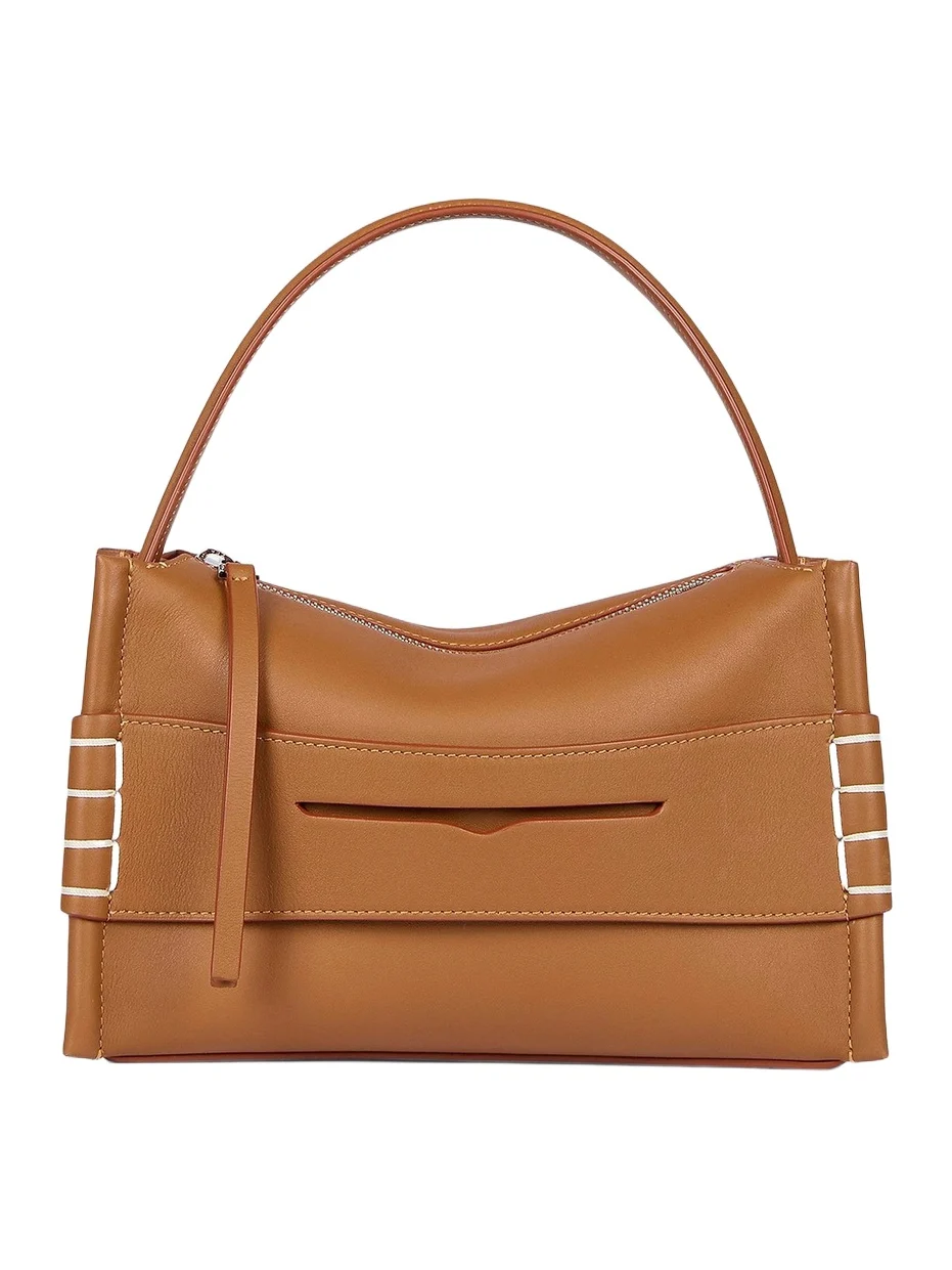 Women's Small Loafer Leather Top Handle Bag Women's Small Loafer Leather Top Handle Bag